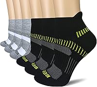 Vista 1 de BERING Women's Performance Athletic Ankle Running Socks (6 Pack)
