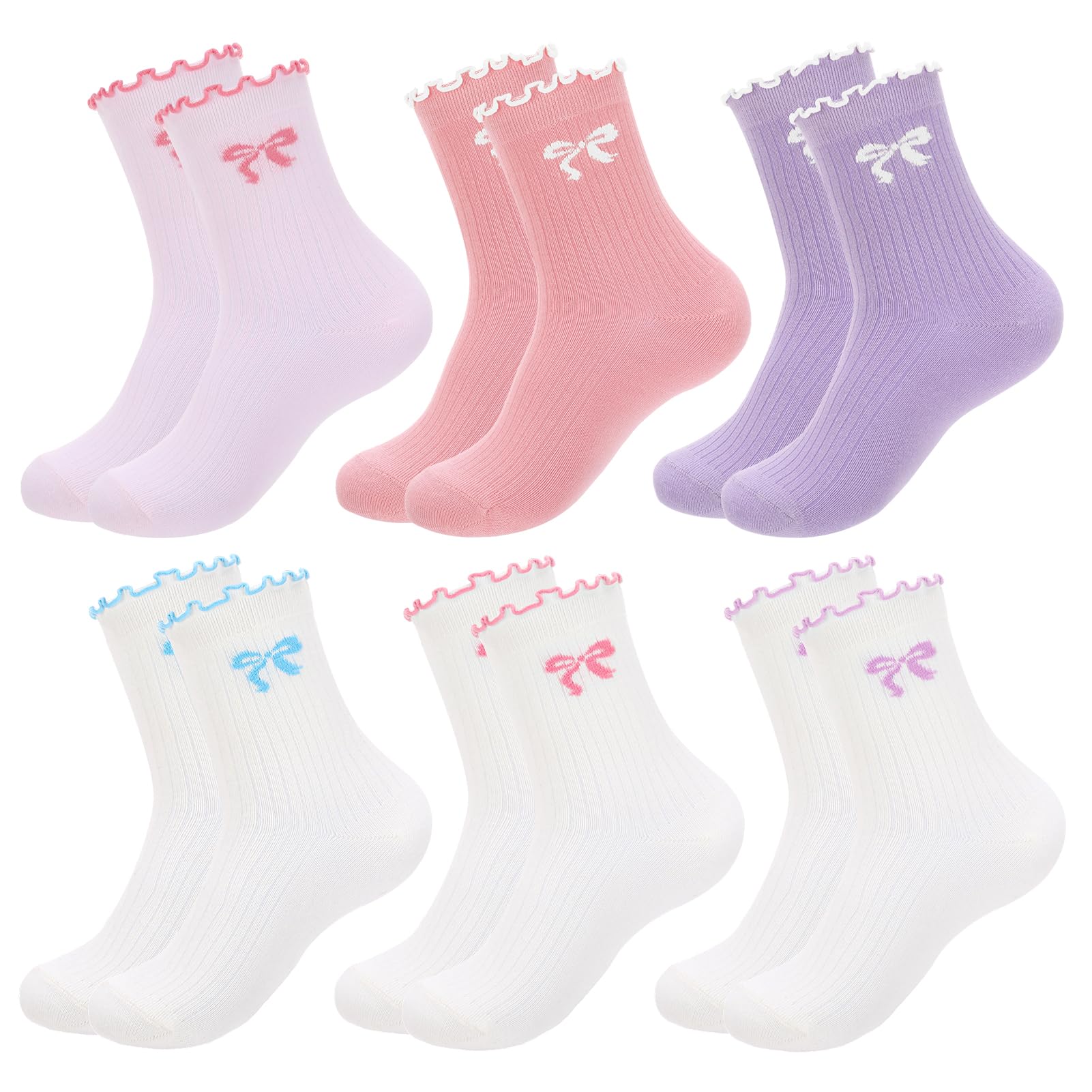 Photo 1 of KKuSoxyy Girls Ruffle Crew Socks