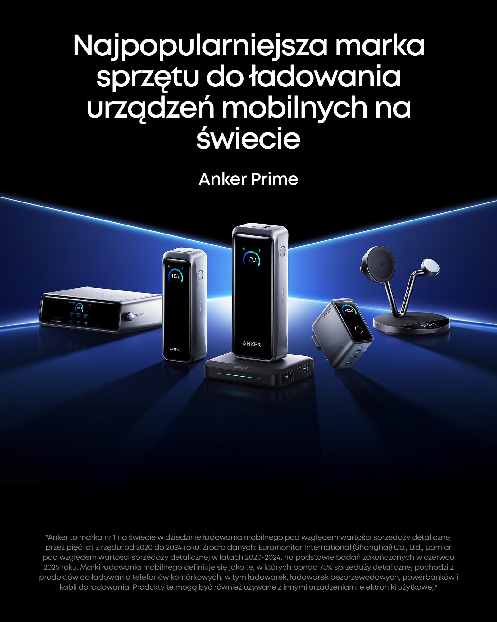 Anker Prime Ładowarka kompatybilna z MagSafe 3-w-1, certyfikowana stacja ładowania bezprzewodowego Qi2 25W z inteligentnym wyświetlaczem i aktywnym chłodzeniem TEC, dla iPhone 17, Apple Watch, AirPods