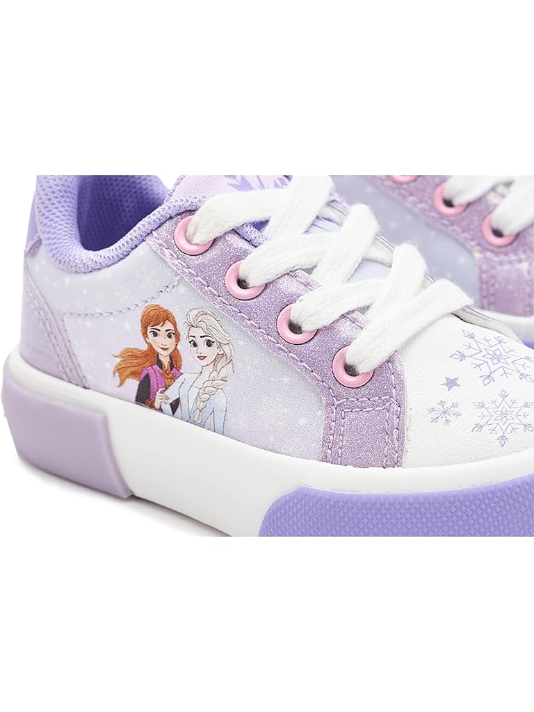 White Ground Up Frozen Court Sneakers (Toddler)