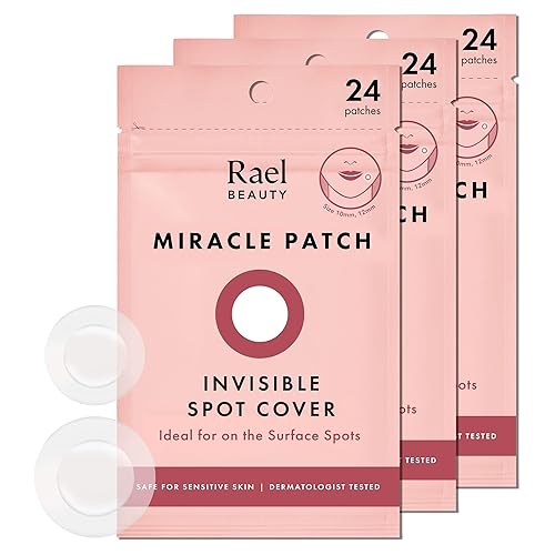 Miniatura 18 de Rael Parches para espinillas, Miracle Invisible Spot Cover – Parche hidrocoloide para acné, tratamiento para brotes, absorbe acné y manchas, cuidado