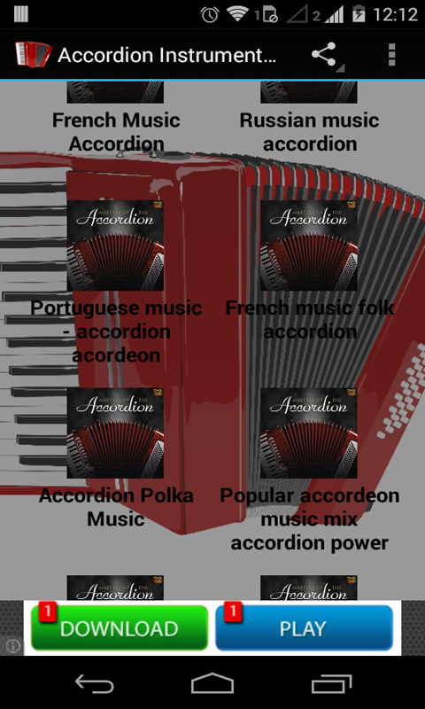 Accordion Instrumental Music - App on Amazon Appstore