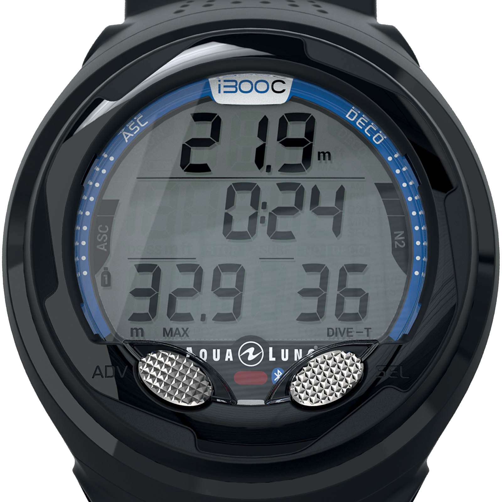 Amazon | i300C ダイブコンピュータ [ブルー] | Aqualung | ダイビング 