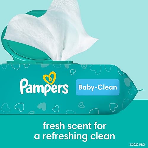 Miniatura 6 de Pampers Baby Clean Wipes Baby Fresh perfumado 12 paquetes Pop-Top 864 unidades