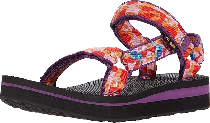 Amazon.com | Teva Women's Midform Universal Sandal, Hummingbird Gloxinia, 8 | Sport Sandals & Slides