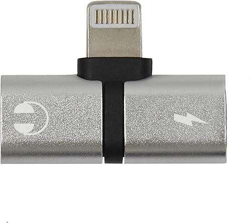 BE MIX - HT2047 Adaptador Doble de Audio y Carga para iPhone - Diseñado para Car