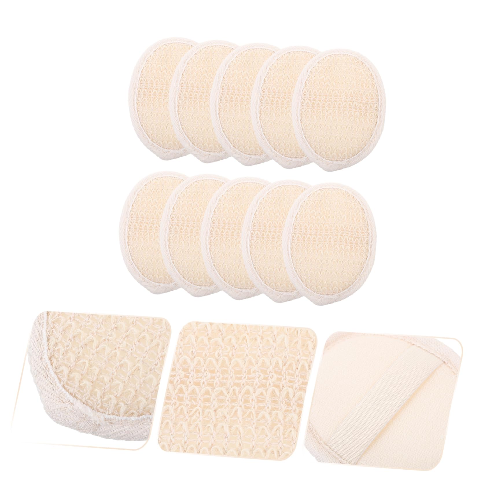 Healeved 30pezzi Spugne Esfolianti Riutilizzabile Luffa Per Doccia Accessori Per Per e