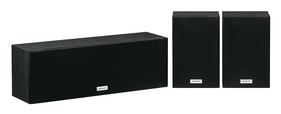 【即日発送】スピーカー ONKYO SKS-4800(B) Onkyo SKS-4800(B) Center/Surround Speaker Set (3-Piece), Two
