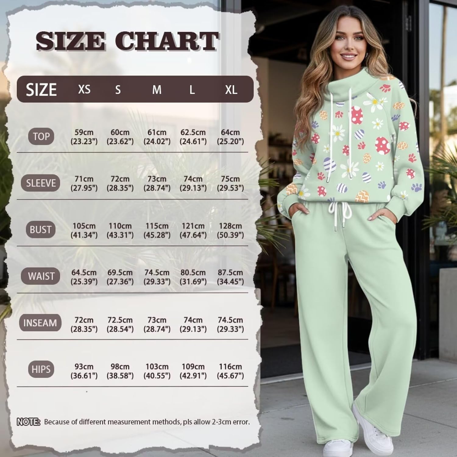 Womens Sweat Suits 2 Piece Set Lounge Sets for Women Wide Leg Pants High Neck Sweatshirt Tracksuit