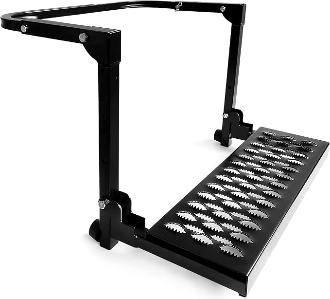 KAIRAY Folding Tire Step Portable Wheel Step Adjustable Height and Width NonSlip