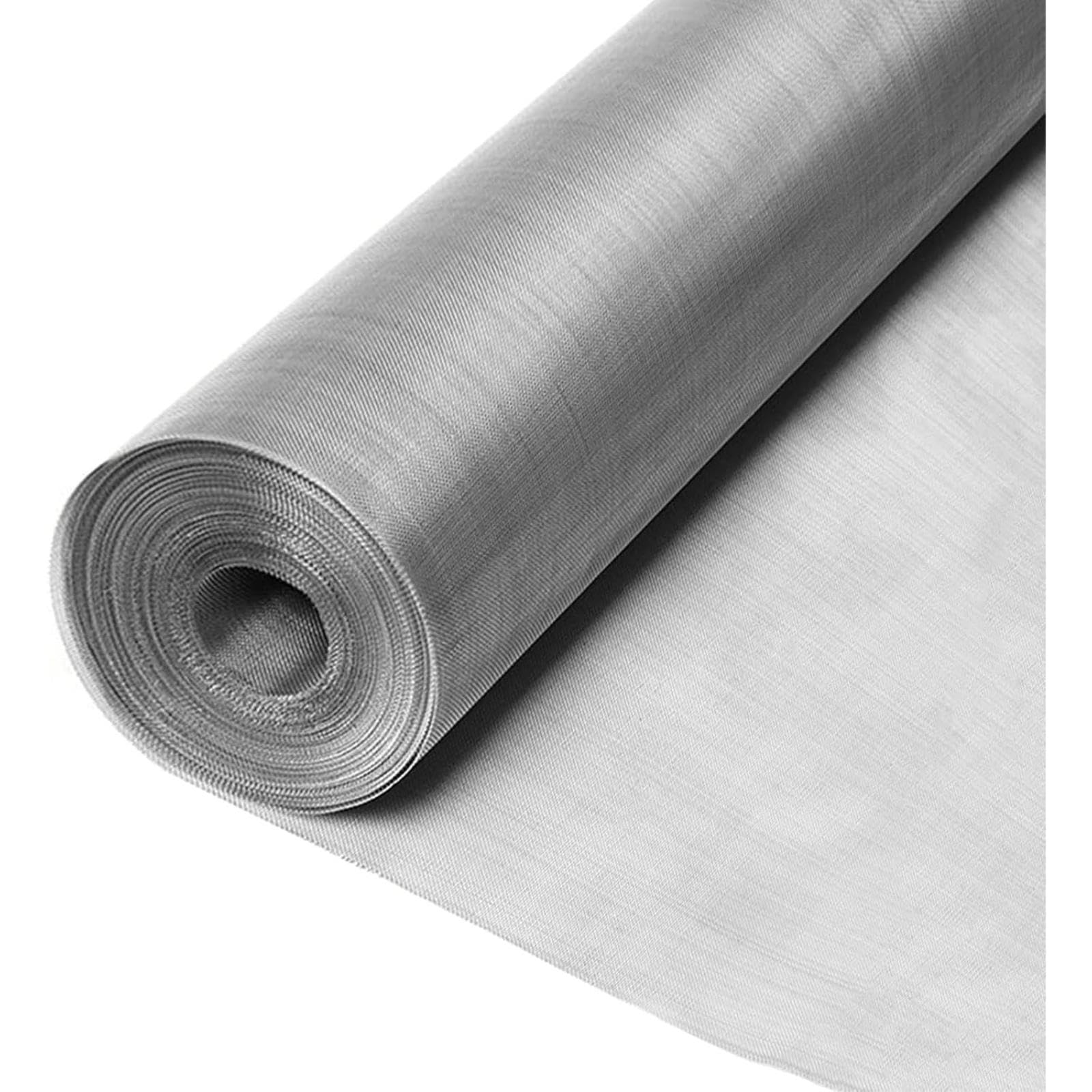 Malla metálica de Acero Inoxidable de 80 Hilos, lámina filtrante de Alta Densidad para Control de Polvo, ventilación y fabricación casera (1,2 x 6 Metros).