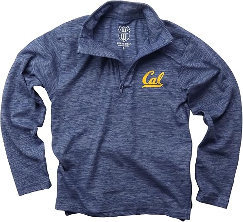 Miniatura 5 de Wes and Willy Camiseta de manga larga con cremallera de 14 para niños, diseño de hilo nublado