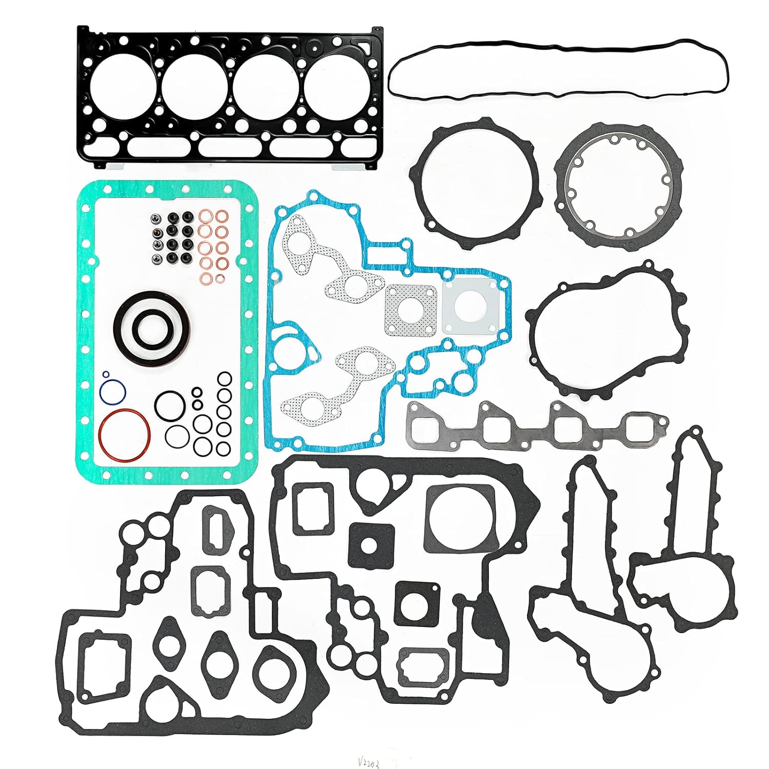 Eoiou Full Set of Gasket Kit Fits for Kubota V2203 V2403