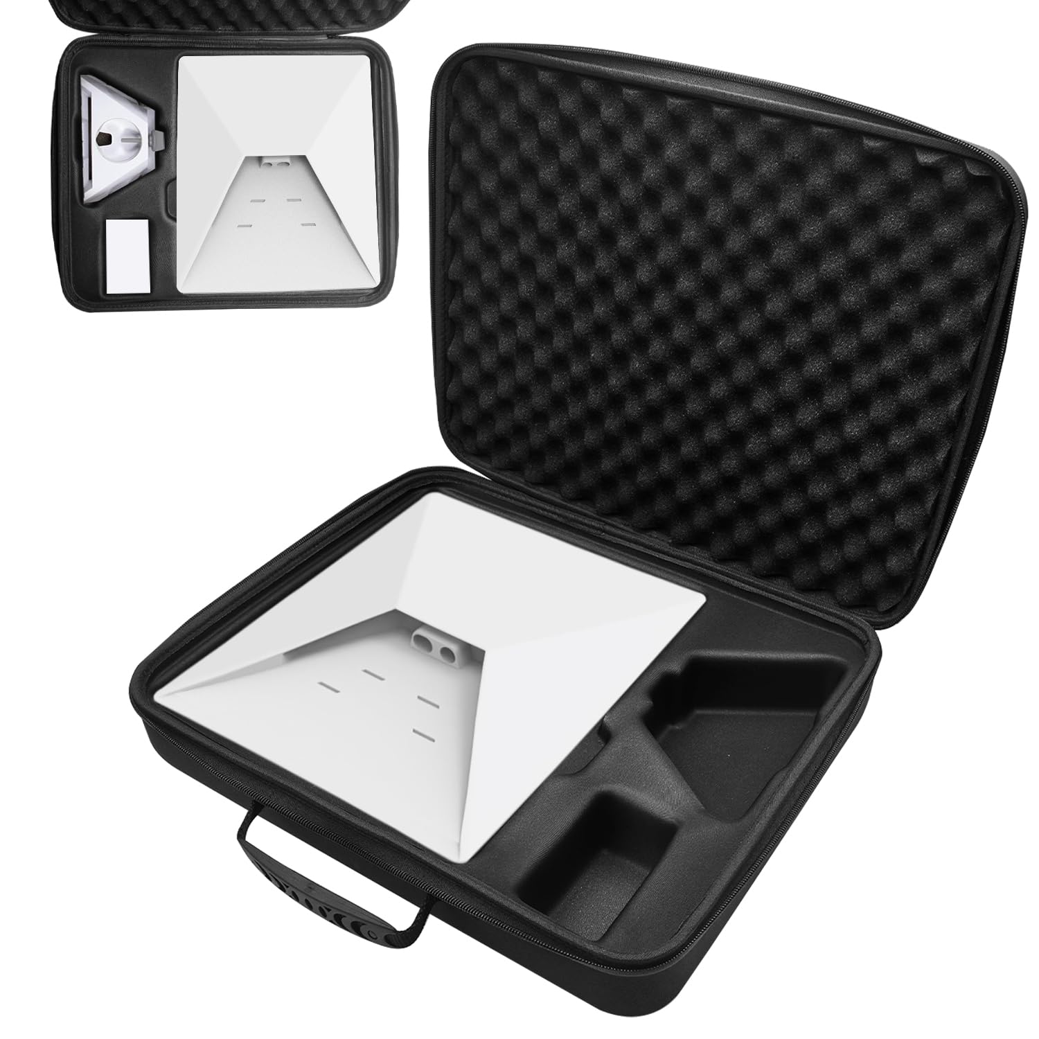 Starlink Mini Travel Case,Starlink Mini Accessories Storage Case,Hard Shell Portable Storage Case with Anti-Collision Foam Inside,Easy to Travel and Carry(Black)