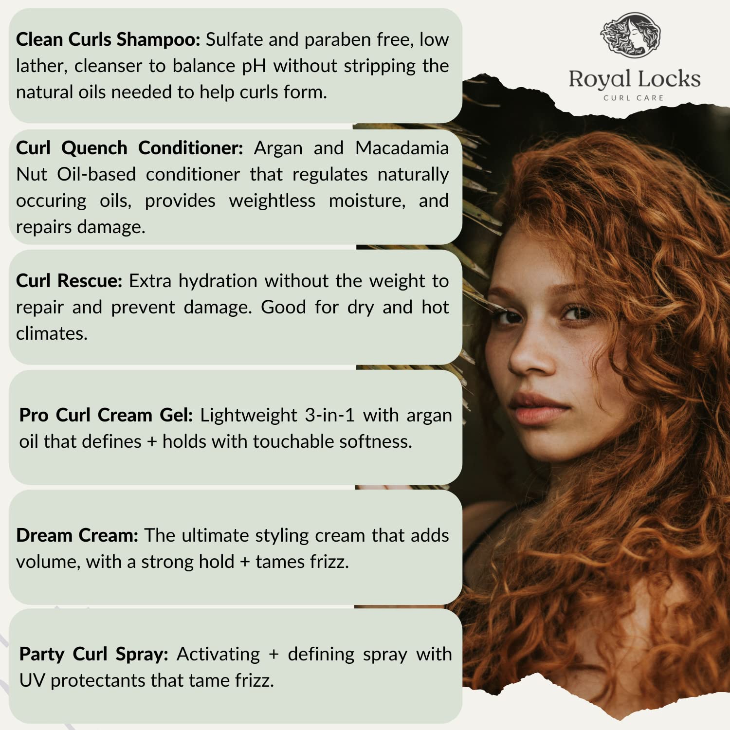 Buy Royal Curly Hair Care & Styling Set Pro Curl (8 fl