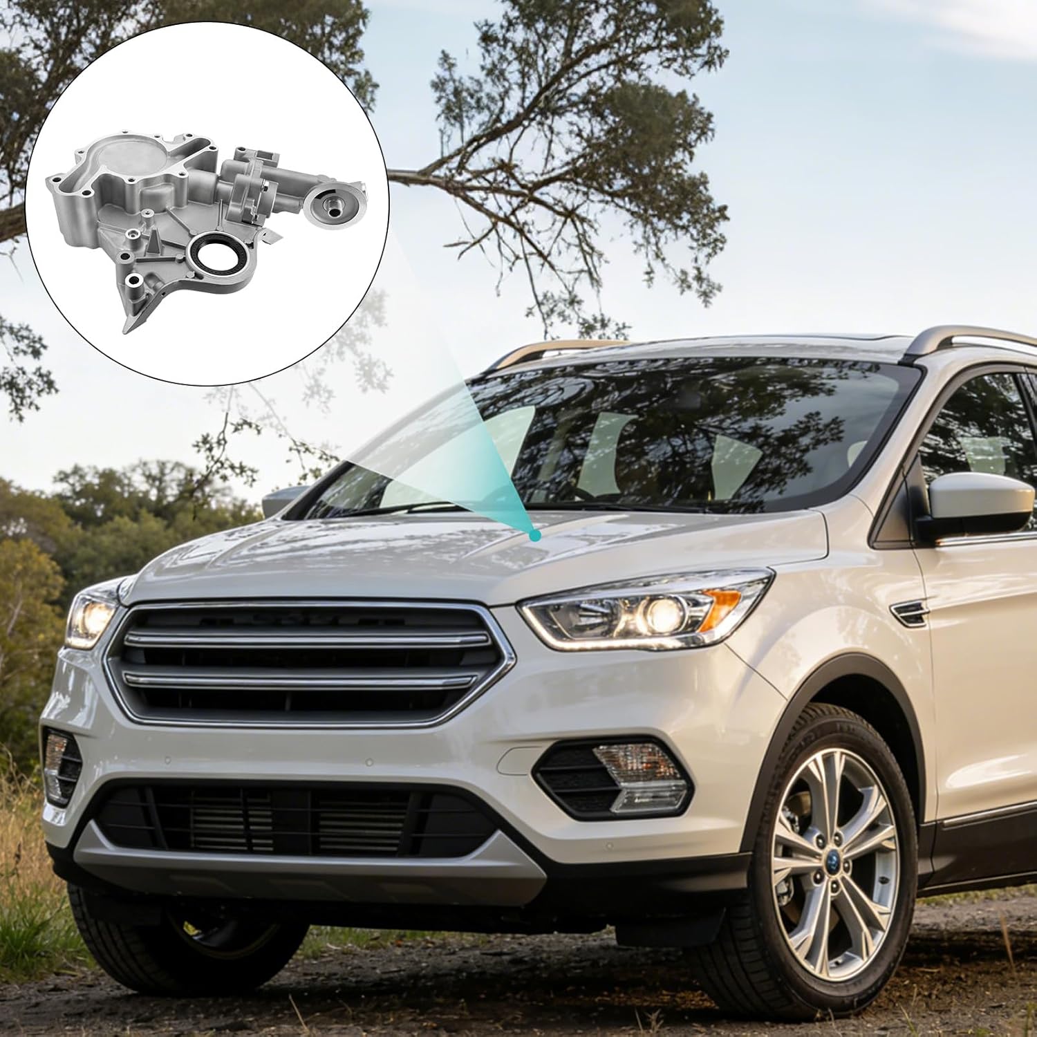 TC232EN Engine Oil Pump (3.8L 3.9L 4.2L) For Ford F150 Pickup 1997-2005, Van E150/E250 1997-2003, Freestar/Monterey 2004-2005, Mustang 1996-2004, Thunderbird 1996-1997, Mercury Cougar 1996-1997