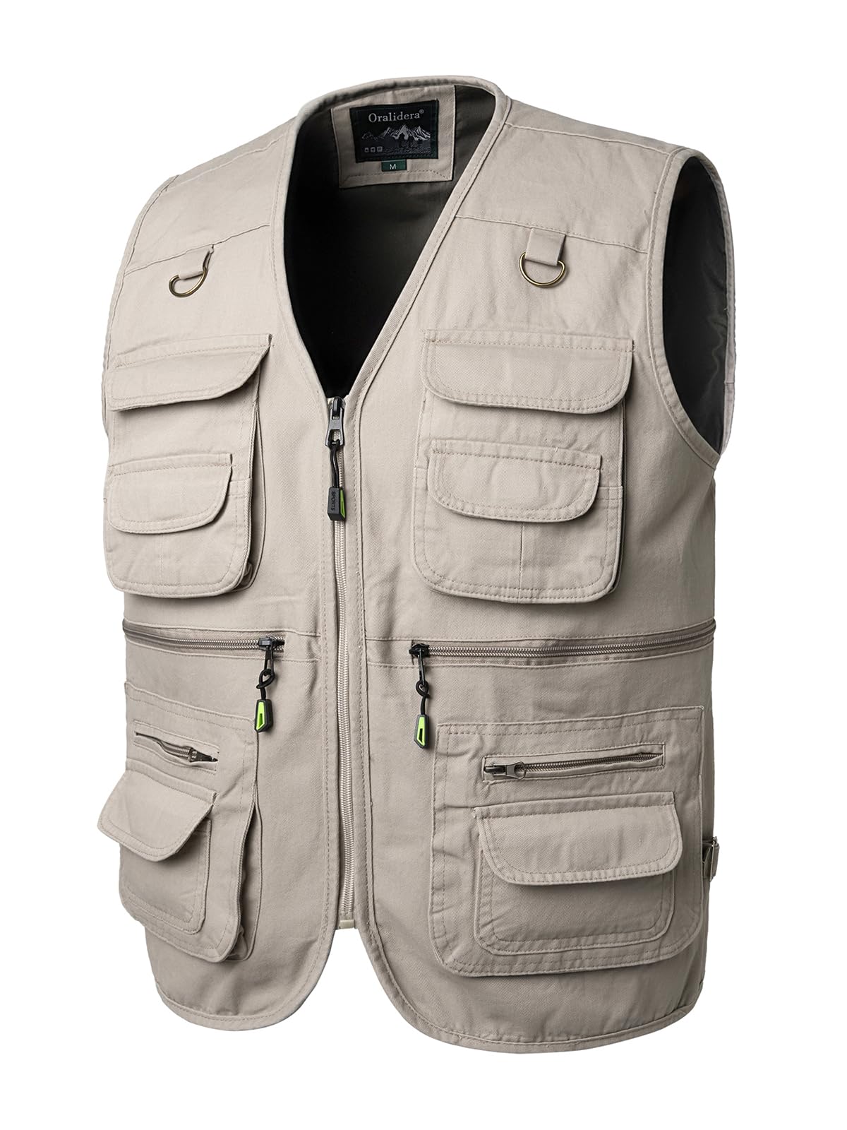 Gilet da Uomo con Multi Tasca Giubbino da Lavoro Smanicato Leggero Traspirante da Caccia e Pesca Fotografia Gilet Senza Maniche