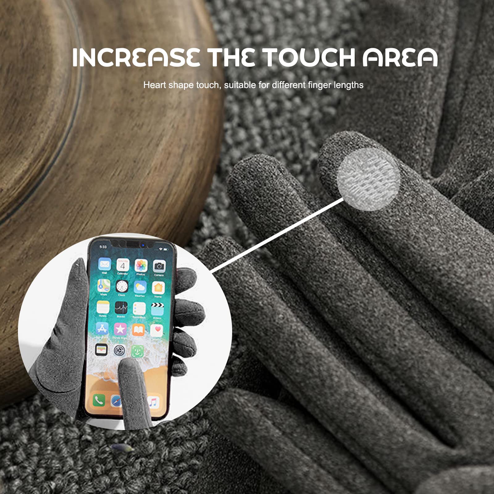 Guanti Termici Donna Touchscreen - Impermeabili E Antivento Per Sci E Outdoor - Foto 12