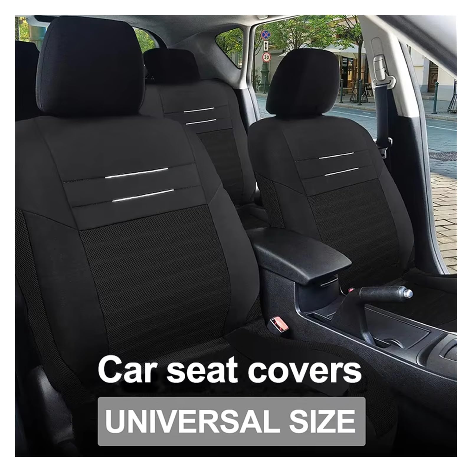 Sitzschoner Sitzbezüge In Universalgröße, Atmungsaktives Air-Mesh-Gewebe Für Auto, SUV, LKW, Transporter, Innenausstattung Autositzbezug(2 front seat set)