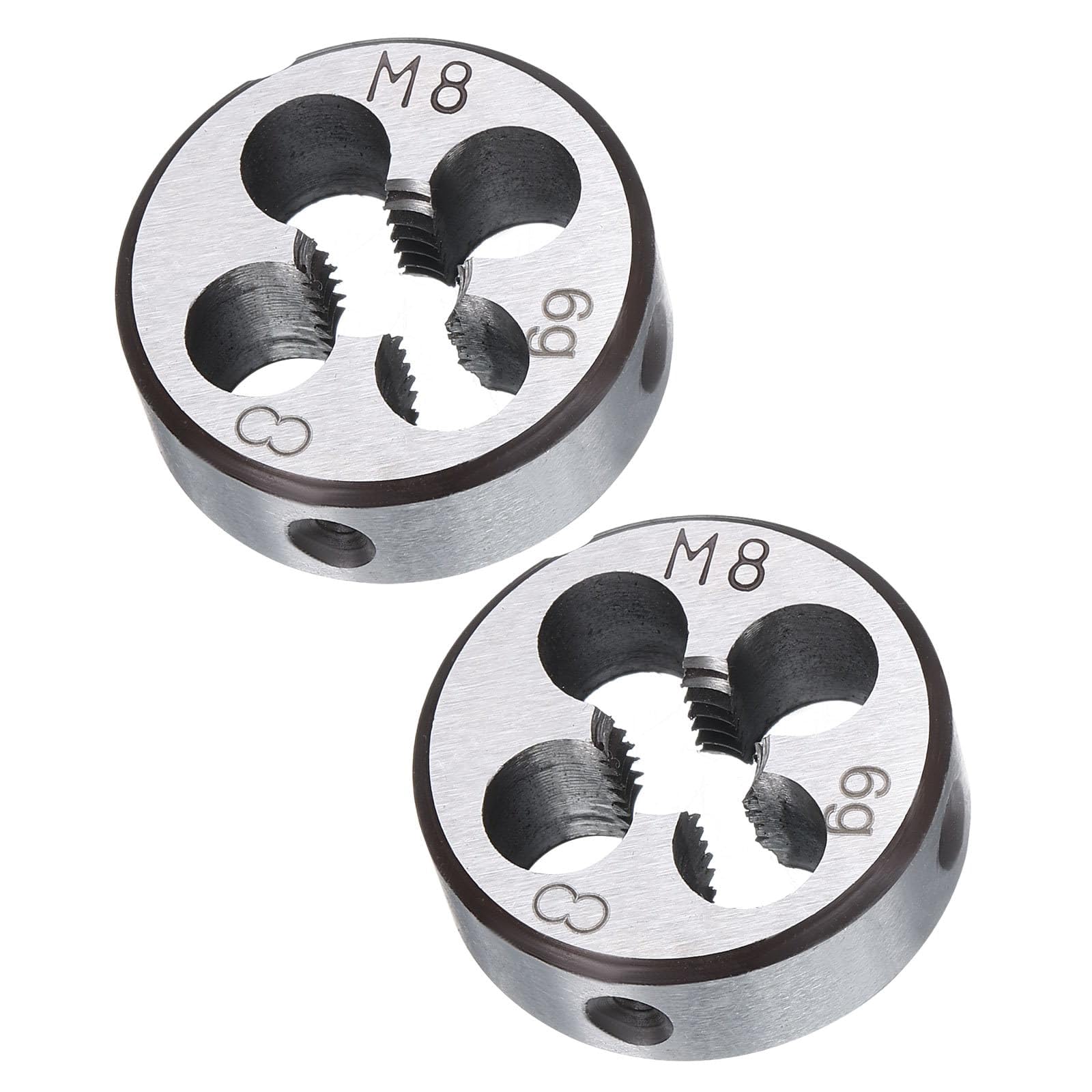 TA-VIGOR 2pcs M8 x 1.25 Metric Adjustable Threading Die