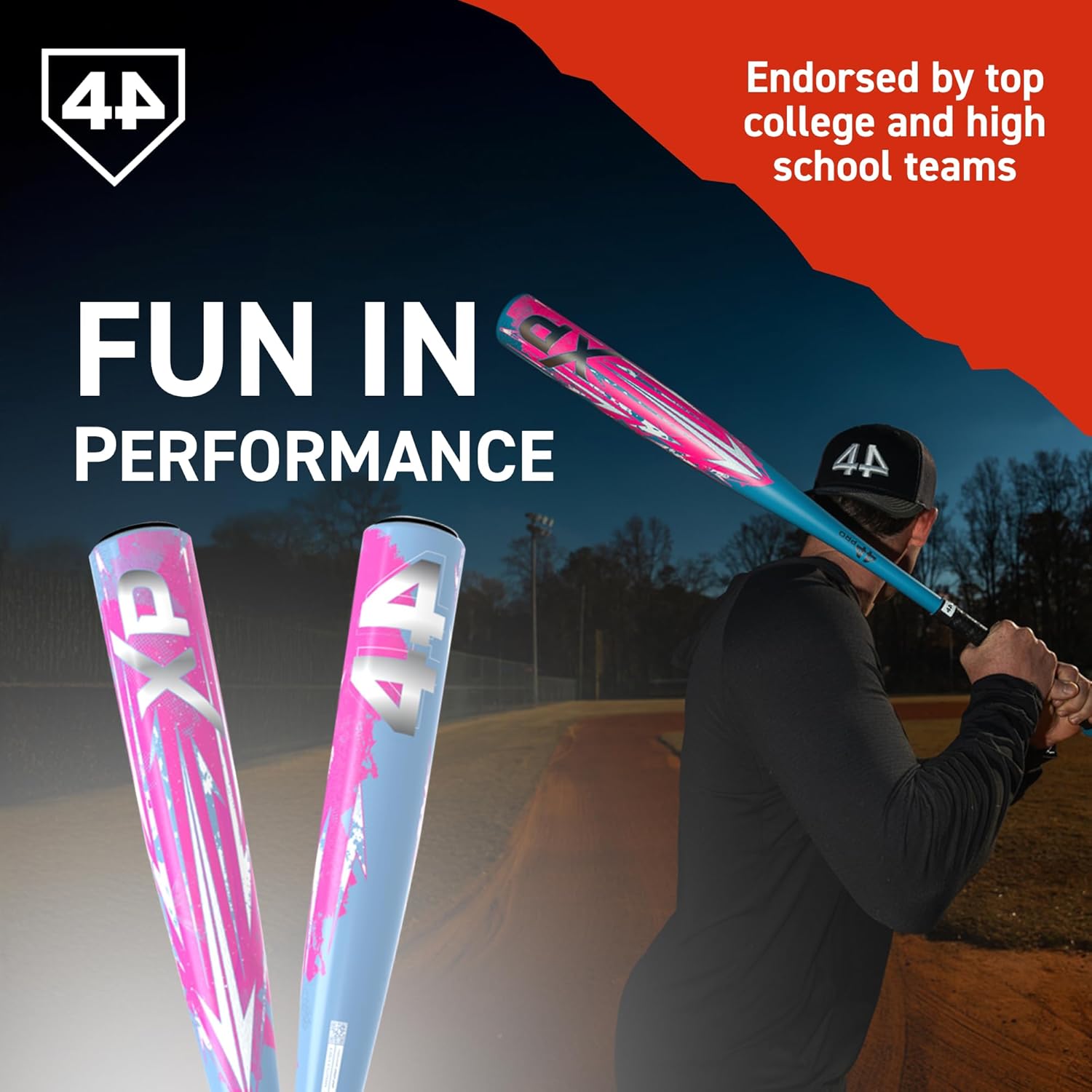 Limited Edition XP BBCOR Baseball Bat, Balanced & Durable Baseball Bat for Adult, High School & College Leagues, Drop -3, 2 5/8" Barrel Diameter