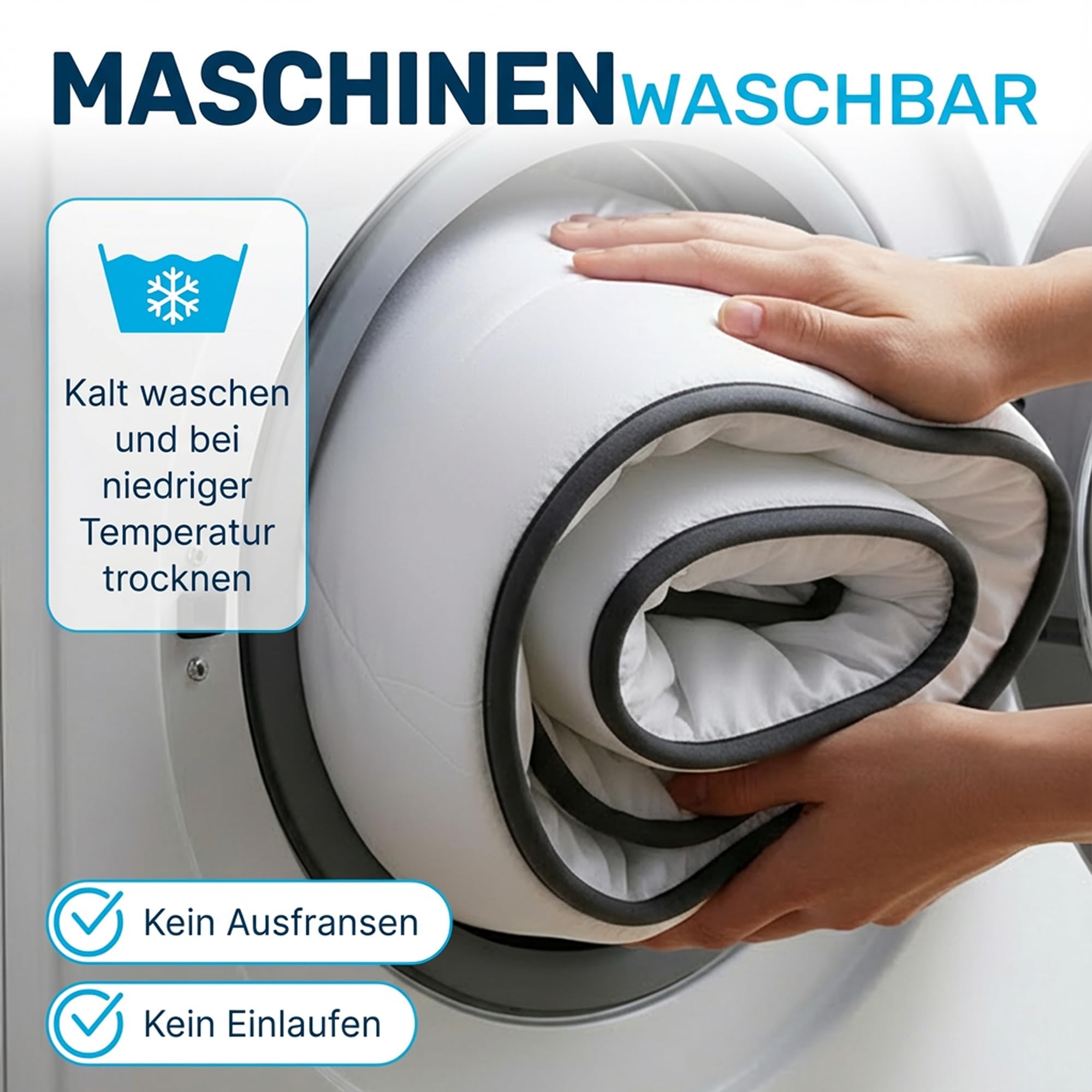 CATAVANA Topper 140x200cm Cloud – Atmungsaktiver Matratzen Topper 140x200 - Matratzenauflage Hypoallergen & Anti-Milben, Weich & Komfortabel für erholsamen Schlaf - Matrazentopper