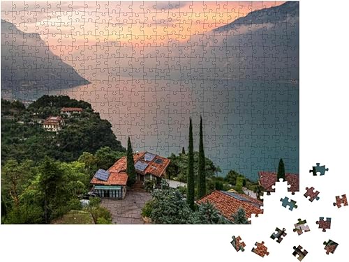 Miniatura 2 de Panorama of Lake Garda - Rompecabezas de 500 piezas