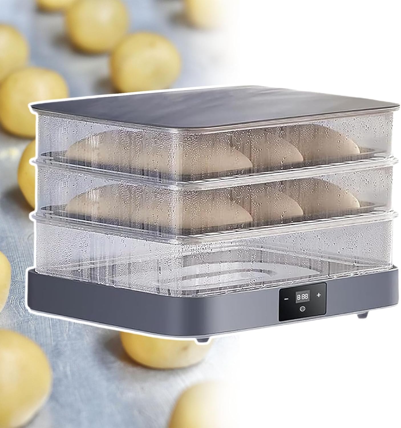 Proofing Box For Bread Making, Yogurt Fermentation Box, With Temperature Control And Timing Function, Touch Display, Sourdough Proofing Equipment, Suitable For Making Bread, Yogurt