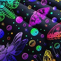 Vista 158 de CVHOUSE Juego de ropa de cama con diseño de panda, juego de edredón individual con panda y 2 fundas de almohada, lindo juego de colcha kawaii