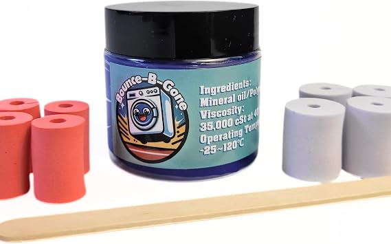 Bens Appliances Washing Machine Suspension Grease Kit | Damping Grease | 50ml, with Foam Inserts For Whirlpool & Samsung, BA-80048 Bounce-B-Gone