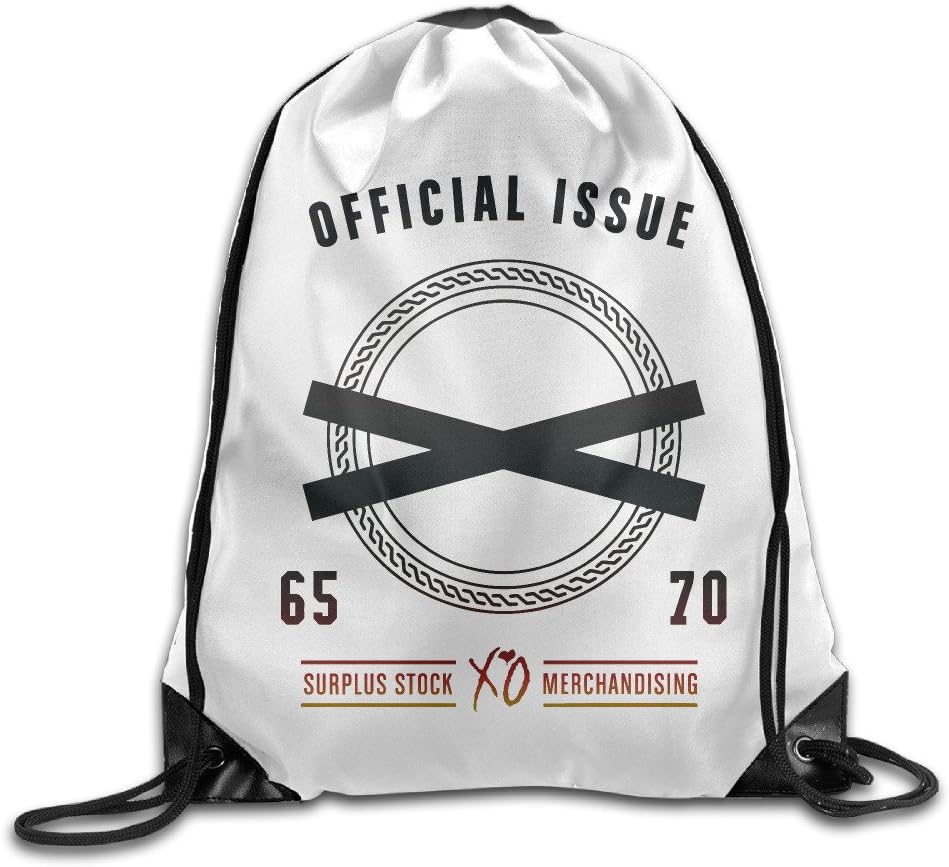 QIDAMIAO The Weeknd Poster Drawstring Backpack/Bags