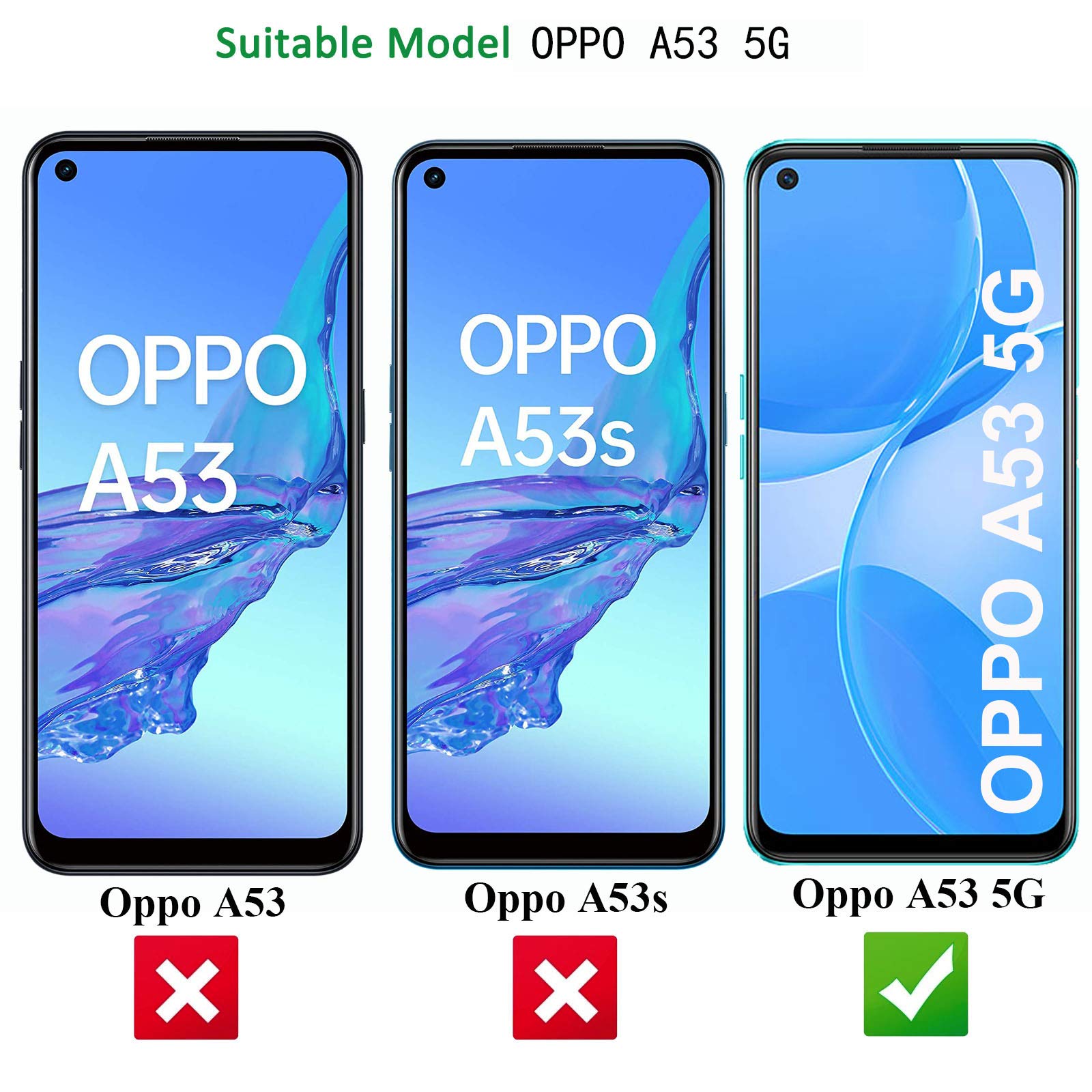 Per OPPO A53S COVER SLIM NERA CARBON ANTIURTO PELLICOLA VETRO TEMPERATO A 53 - Foto 9