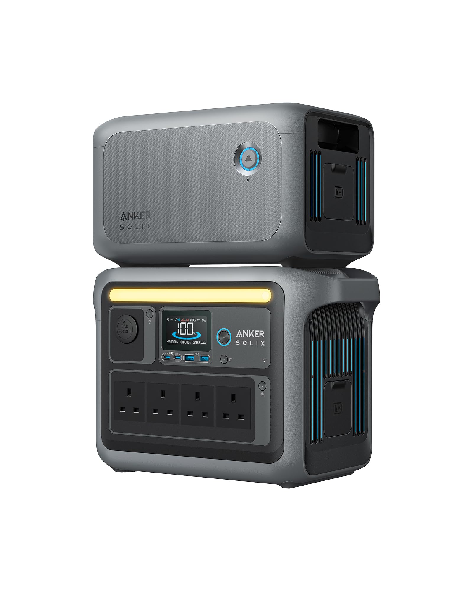 Anker SOLIX C1000 Portable Power Station, 1800W (Peak 2400W) Solar Generator, Full Charge in 58 Min, 1056wh LiFePO4 Battery for Home Backup, Power Outages, and Outdoor Camping (Optional Solar Panel) — view 11