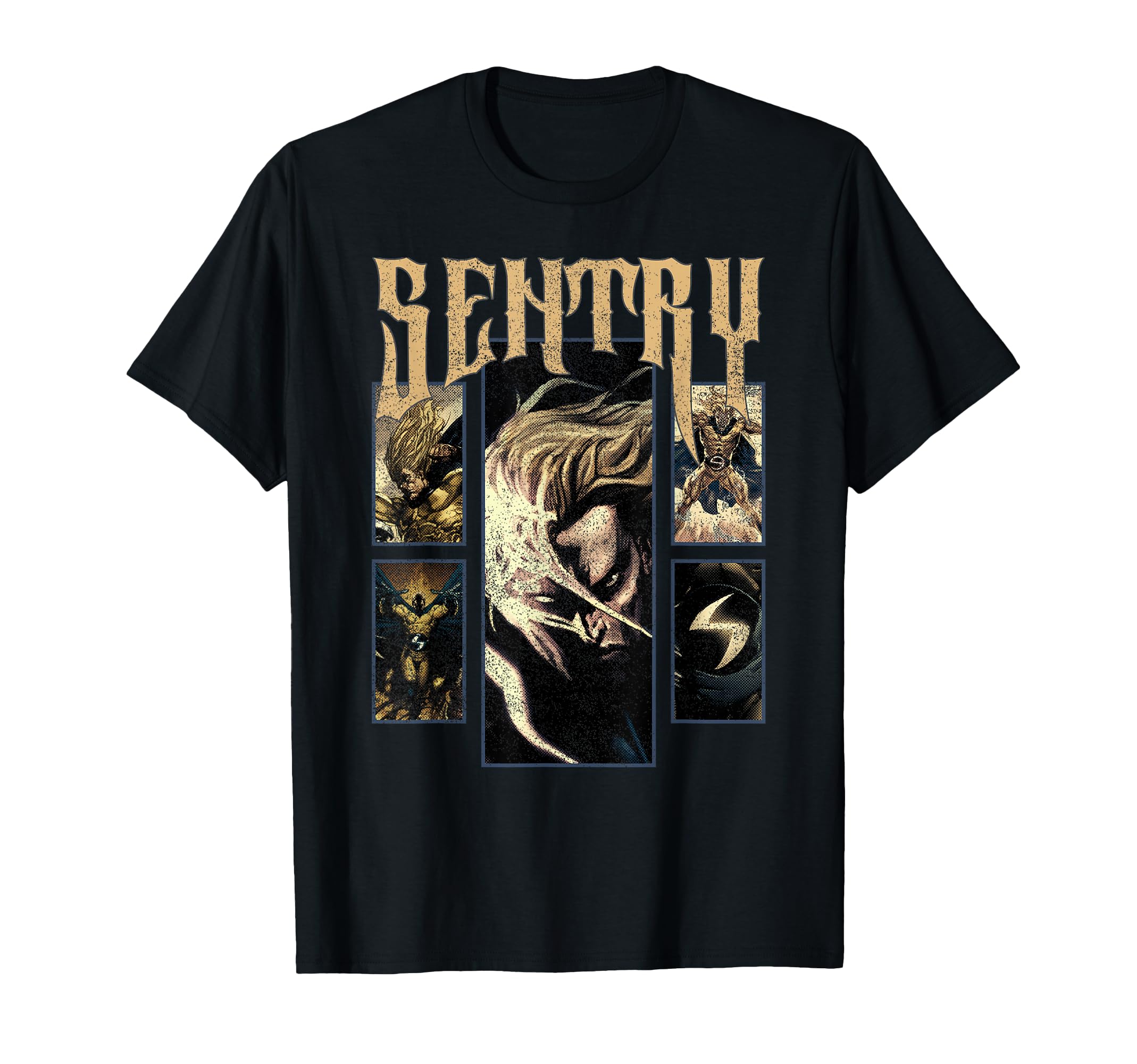 Marvel Comics Retro Classic Sentry Multiple Panel Shot T-Shirt