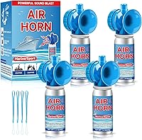 NXPPYY 120dB Mini Air Horn 4-Pack 1.4oz - Bear Safety Horn, Coast Guard Approved Boat Horn for Camping, Hiking & Emergencies
