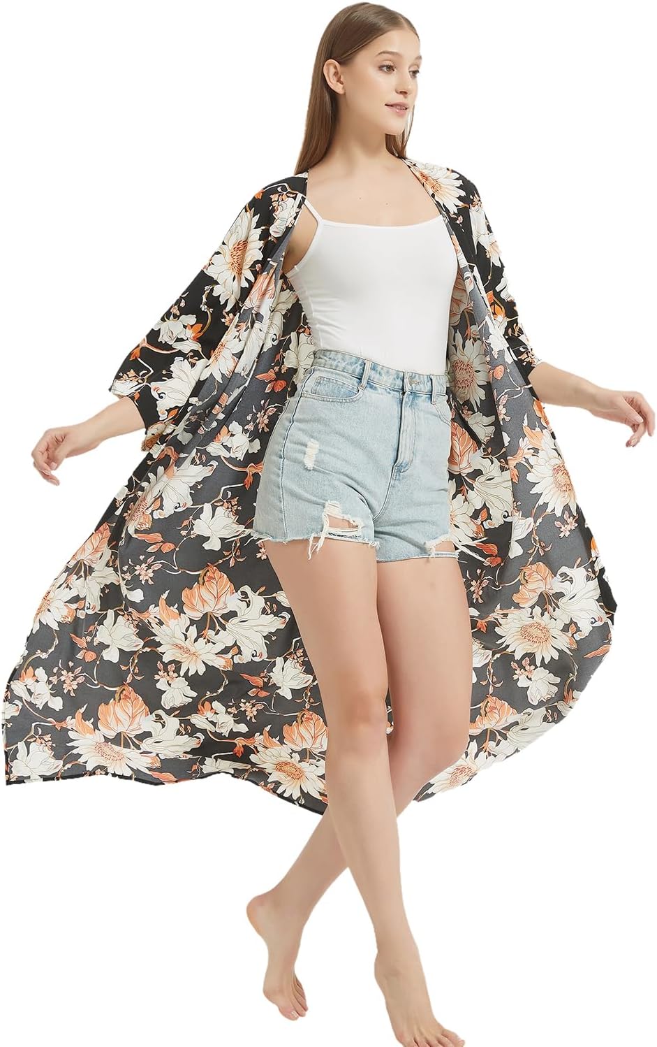 Kimono Copricostumi Taglie Grandi Kimono Copricostume Donna Kimono