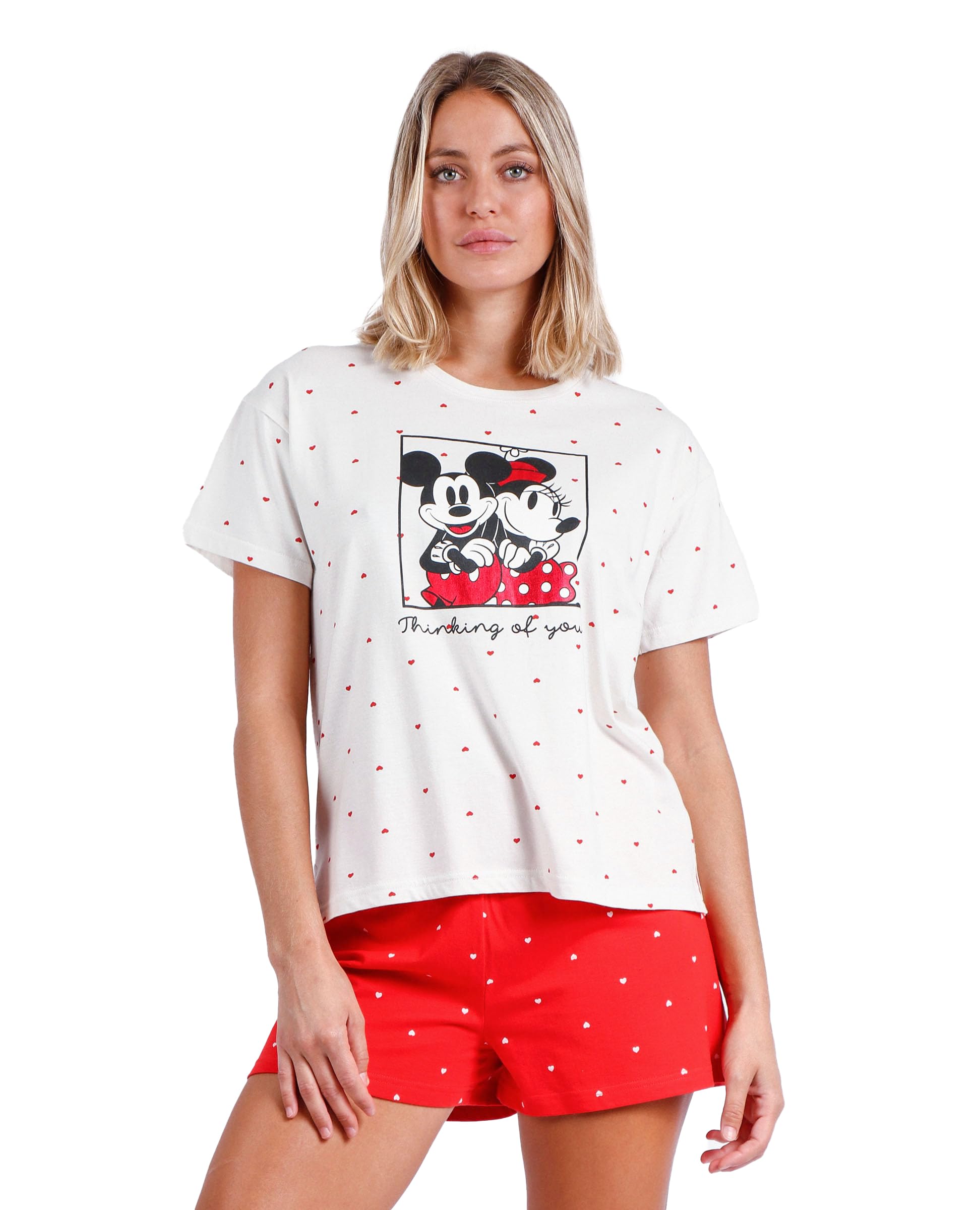 Disney Pijama Manga Corta Thinking of You para Mujer