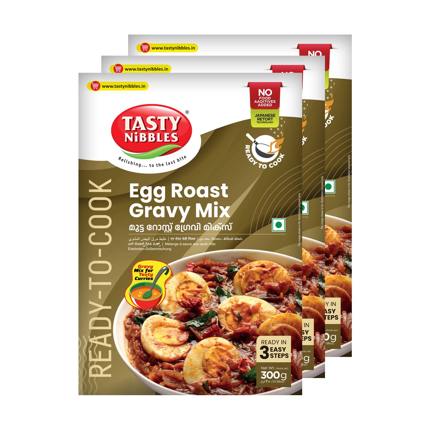 Pack of 3, 300g · Instant Food Items;instant Meal Mix;instant Meal;instant Meals for Travel;masala Mix;gravy Masala; Ready to Eat Masala Gravy;curry Mix;curry Mix;curry Masala