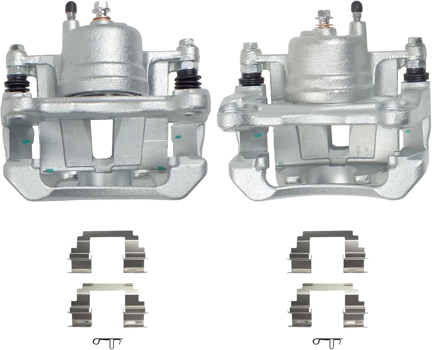 2 Pcs Front Brake Caliper Assembly Fit for Pontiac Vibe 2003-2008, Toyota Corolla 2003-2008, Matrix 2003-2008, Brake Caliper Replacement Part Replace for 19B2698 19B2699