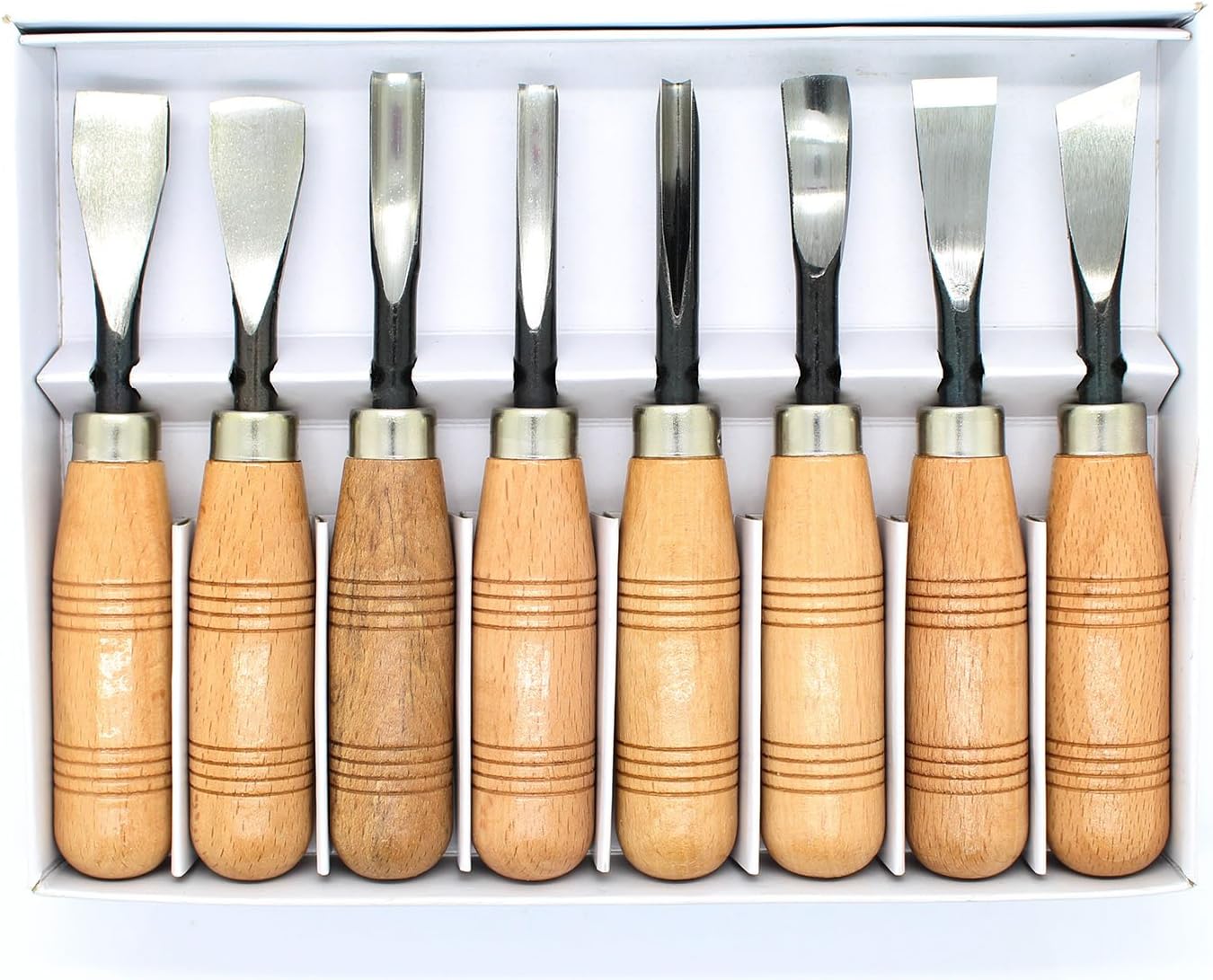 Wood Carving Tools 8PCS Wood Sculpture Carving Chisel Tool Set DIY Art Craft