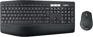 Logitech MK850 Perfomance Bluetooth Black Keyboards (Bluetooth, Universal, Wireless, PC/Server, Standard, Curved)