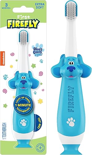 FIREFLY First Training Light Up - Cepillo de dientes con luz, pistas azules
