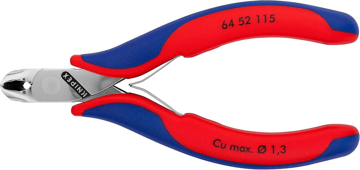 Knipex 64 52 115 Electronics End Cutting Nippers for flush cutting