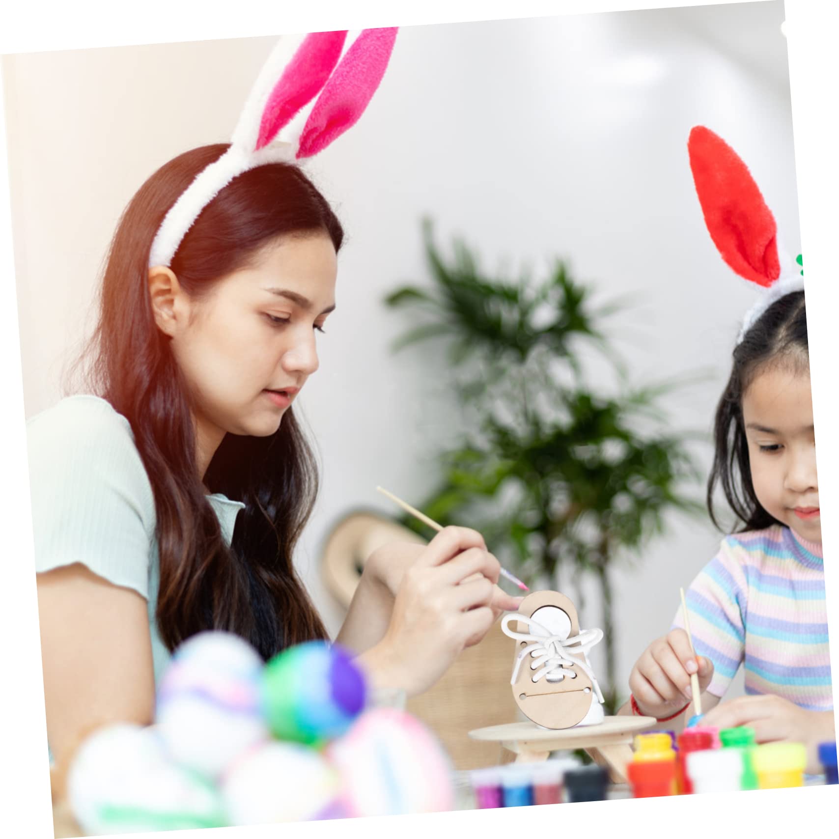 25sets Legno Non Rifinito Per Diy Forma Scarpe Corde Per Decorazioni e Graffiti Materiale Legno Naturale Per Attività Creative e Educative Per Ragazza