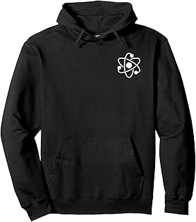 Nuclear Power Logo Emblem Uranium Energy Nuclear Engineer Pullover Hoodie