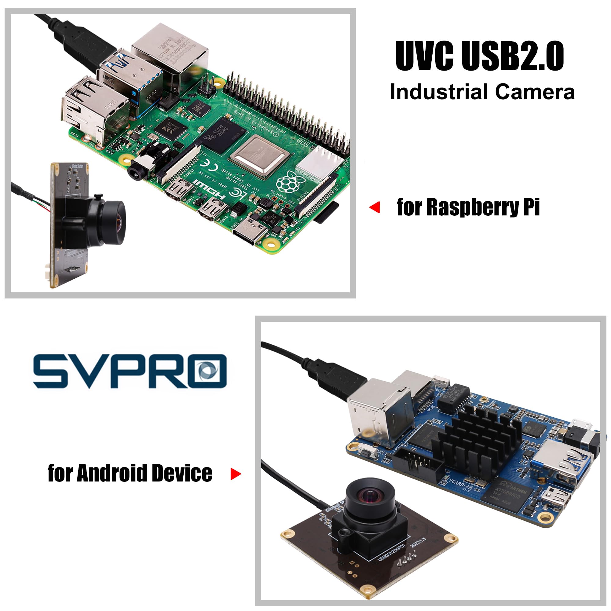 SVPRO Global Shutter Module de caméra USB 90 fps haute vitesse 1920 x 1200 vision industrielle USB 2.0 UVC ralenti pour Glof Swing