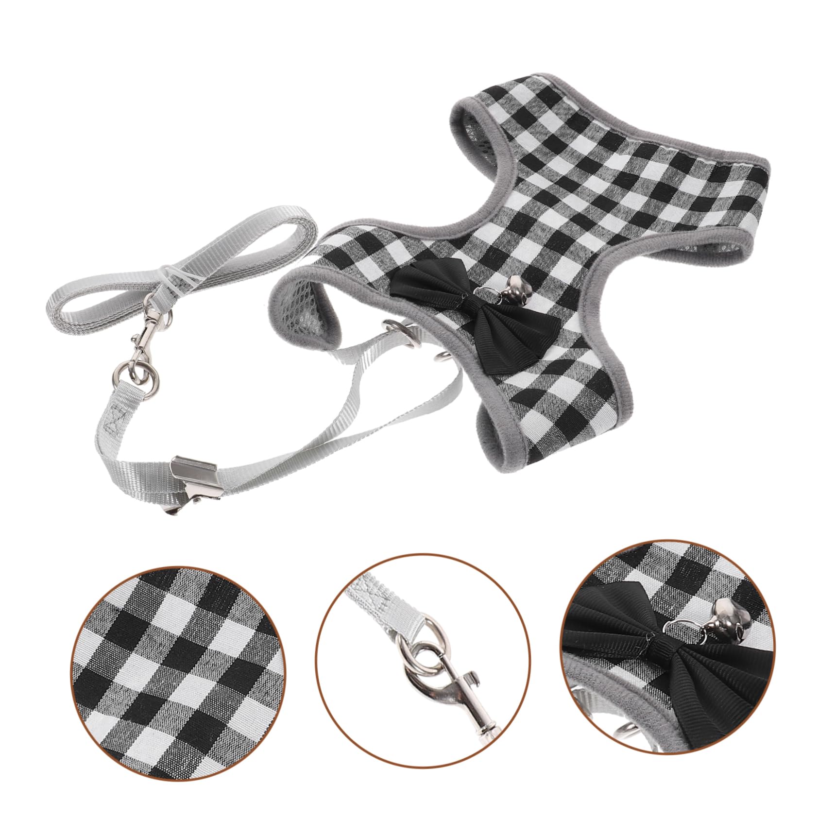 Milisten 4sätze Kaninchenkostüm Mit Leine Und Geschirr Atmungsaktives Verstellbares Bunny Outfit Aus Hochwertiger Für Haustiere Für Kleine Tiere Wie Zwergkaninchen Und Babyhasen