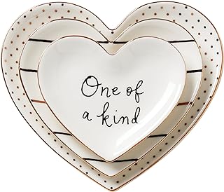 Charmed Life 3-Piece Catch All, 3 Count, White