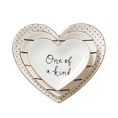 Charmed Life Collection, 3-Piece Catch All Set, White