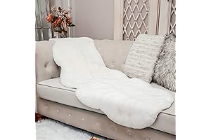 Ultra Soft Faux Rabbit Fur Sofa Pad